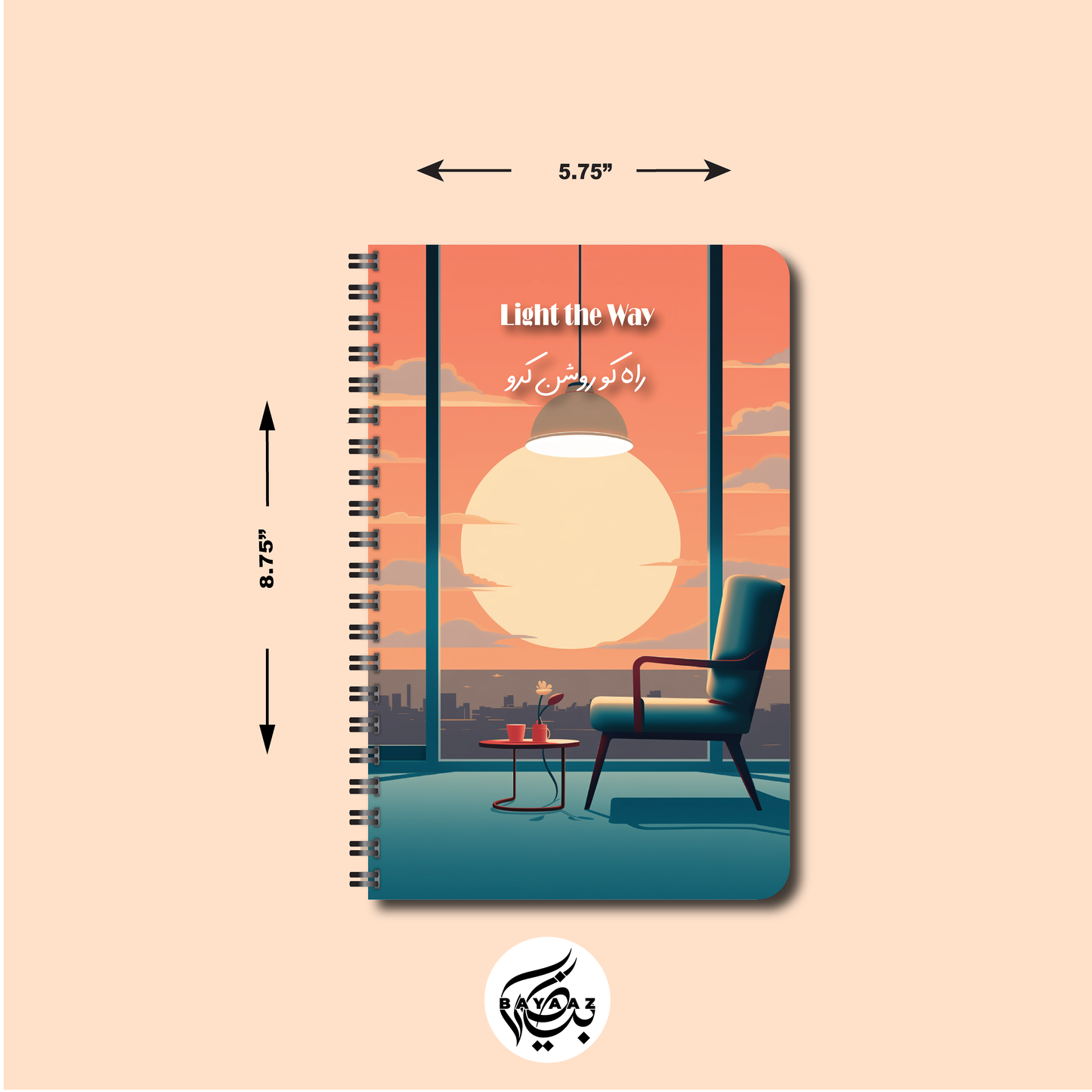 Light the Way | A5 Spiral Hardcover Notebook