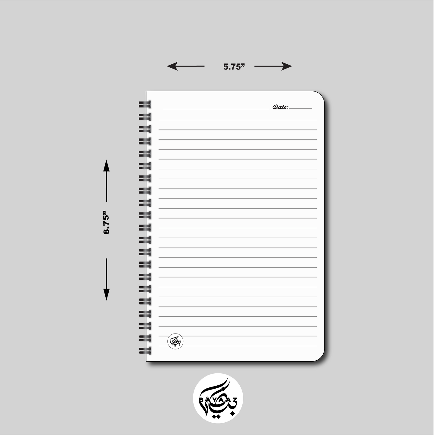 Space Traveller |Pages A5 Spiral Hardcover Notebook